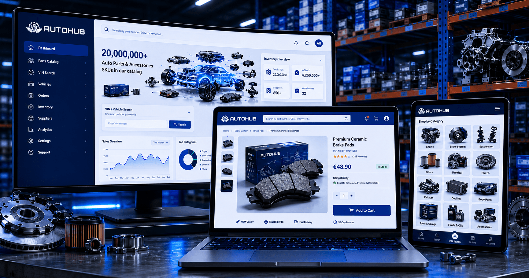 online auto parts webshop